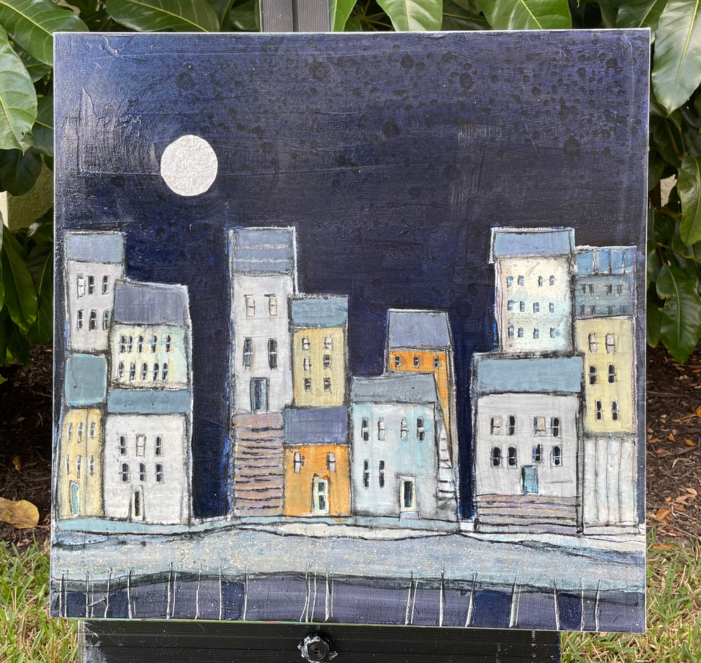 Street Scene 4 by Pat Forbes |  Context View of Artwork 