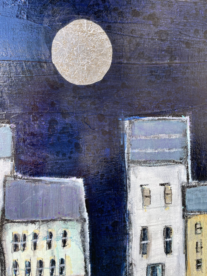 Street Scene 4 by Pat Forbes |  Closeup View of Artwork 