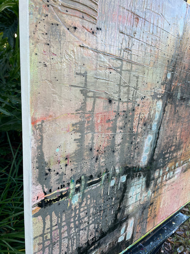 The Way Forward by Pat Forbes |  Side View of Artwork 