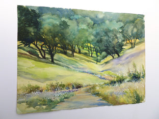 Path to Castle Rock by Catherine McCargar |  Side View of Artwork 
