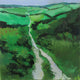 Original art for sale at UGallery.com | Path through the Downs by Janet Dyer | $750 | acrylic painting | 18' h x 18' w | thumbnail 1