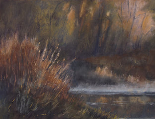 Original art for sale at UGallery.com | A Little Morning Mist by Patricia Prendergast | $375 | pastel artwork | 9' h x 12' w | photo 4