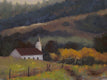 Original art for sale at UGallery.com | Little Chapel in the Valley by Patricia Prendergast | $475 | pastel artwork | 12' h x 12' w | thumbnail 4