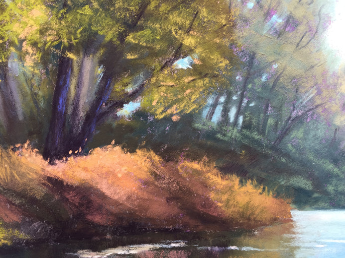 The Long View by Patricia Prendergast |   Closeup View of Artwork 