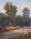 Original art for sale at UGallery.com | The Path through the Eucalyptus by Patricia Prendergast | $475 | pastel artwork | 14' h x 11' w | thumbnail 1