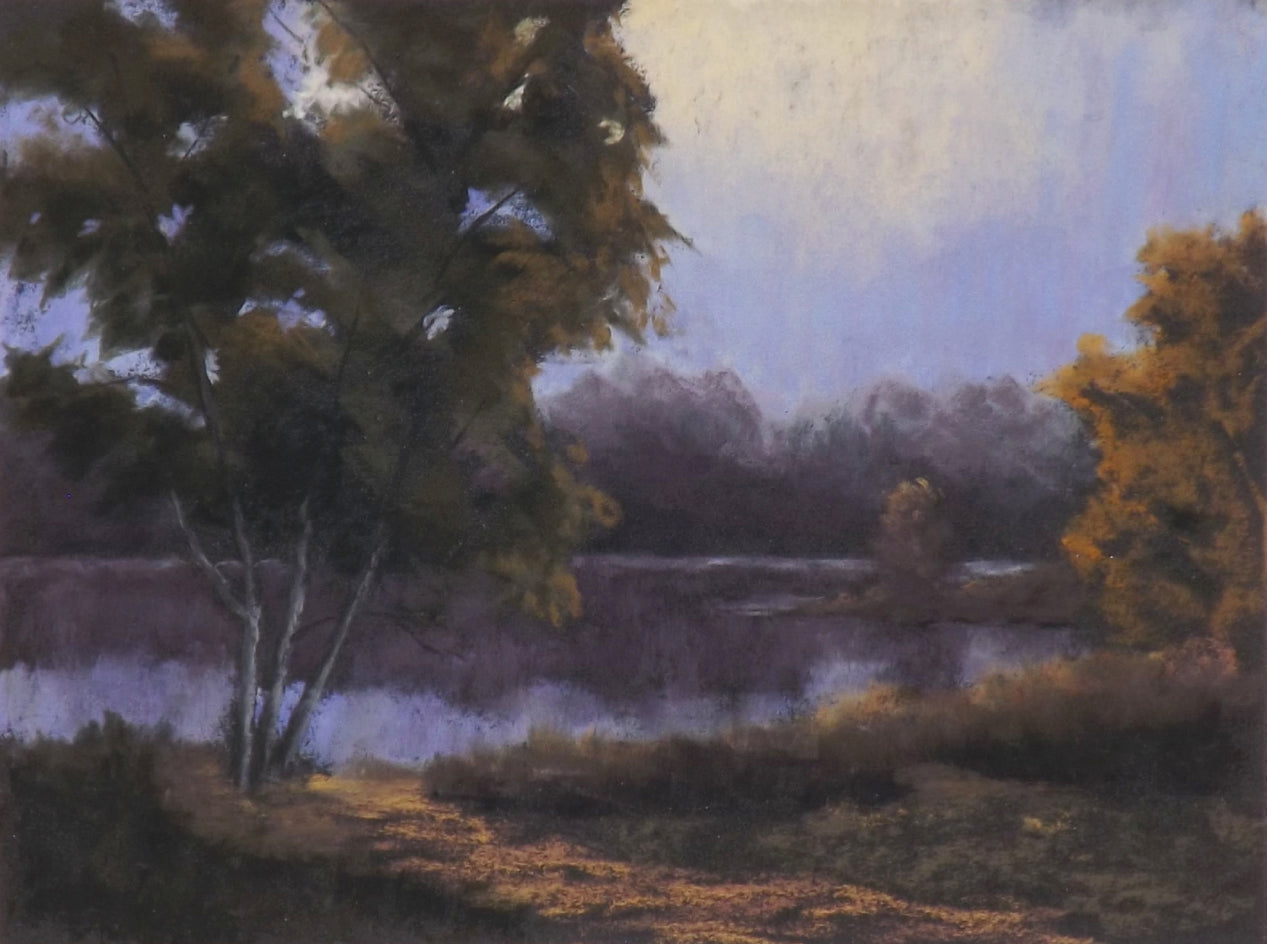 The Pond in Evening Light by Patricia Prendergast |  Artwork Main Image 