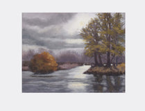 Original art for sale at UGallery.com | Partly Cloudy by Patricia Prendergast | $475 | pastel artwork | 11' h x 14' w | thumbnail 3