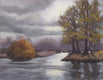Original art for sale at UGallery.com | Partly Cloudy by Patricia Prendergast | $475 | pastel artwork | 11' h x 14' w | thumbnail 1
