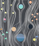 Original art for sale at UGallery.com | Jovian Dreams by Patrick Duffy | $3,200 | acrylic painting | 42' h x 36' w | thumbnail 1