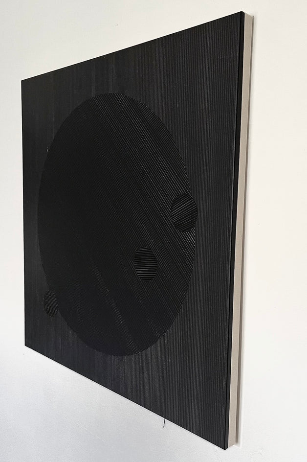 Quiet Cosmos by Patrick Duffy |  Side View of Artwork 