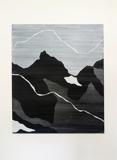 The Distance Between by Patrick Duffy |  Side View of Artwork 