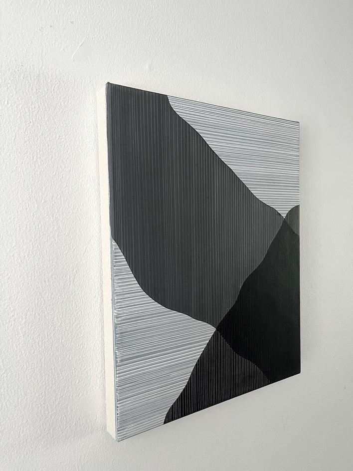 Warped Fabric by Patrick Duffy |  Side View of Artwork 