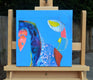 Original art for sale at UGallery.com | Carnival Horse by Patrick O'Boyle | $325 | acrylic painting | 12' h x 12' w | thumbnail 3