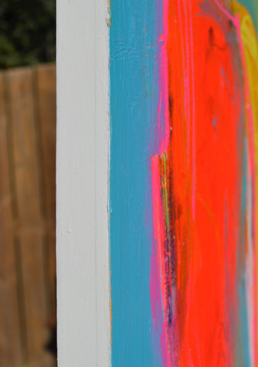 Landscape Abstraction with Blue Waters by Patrick O