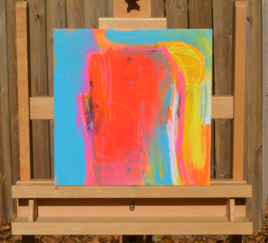 Landscape Abstraction with Blue Waters by Patrick O