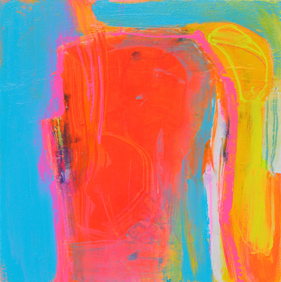 Landscape Abstraction with Blue Waters by Patrick O