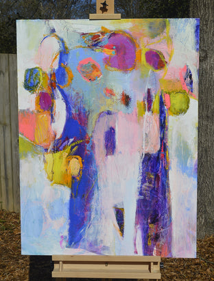 Original art for sale at UGallery.com | The Juggler by Patrick O'Boyle | $1,475 | acrylic painting | 40' h x 30' w | photo 3