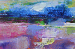 Original art for sale at UGallery.com | Dream Land Field by Patrick O'Boyle | $700 | mixed media artwork | 18' h x 18' w | thumbnail 4