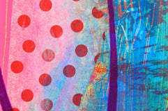 Original art for sale at UGallery.com | Ethereal Abstraction with Pink by Patrick O'Boyle | $275 | mixed media artwork | 12' h x 9' w | thumbnail 4