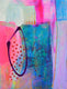 Original art for sale at UGallery.com | Ethereal Abstraction with Pink by Patrick O'Boyle | $275 | mixed media artwork | 12' h x 9' w | thumbnail 1