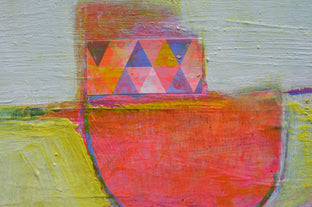 Original art for sale at UGallery.com | The Carnival by Patrick O'Boyle | $750 | mixed media artwork | 24' h x 24' w | photo 4
