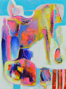 mixed media artwork by Patrick O'Boyle titled The Horse Traveler