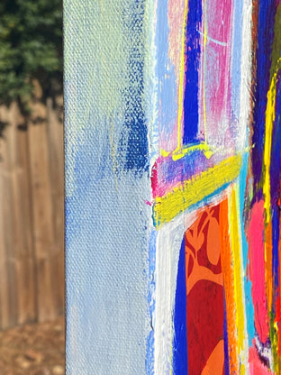 Original art for sale at UGallery.com | The Traveler by Patrick O'Boyle | $1,475 | mixed media artwork | 40' h x 30' w | photo 2