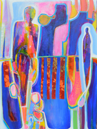 Original art for sale at UGallery.com | The Traveler by Patrick O'Boyle | $1,475 | mixed media artwork | 40' h x 30' w | photo 1