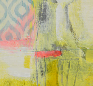 Original art for sale at UGallery.com | The Yellow Sun by Patrick O’Boyle | $325 | mixed media artwork | 12' h x 12' w | photo 4