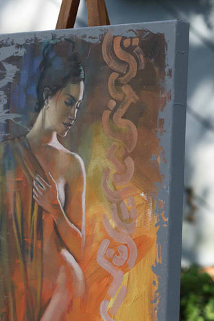 Fire Poetry by Patrick Soper |  Side View of Artwork 