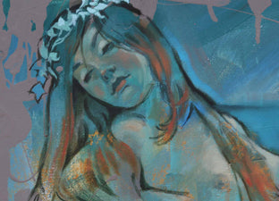 Turquoise Dreams by Patrick Soper |   Closeup View of Artwork 