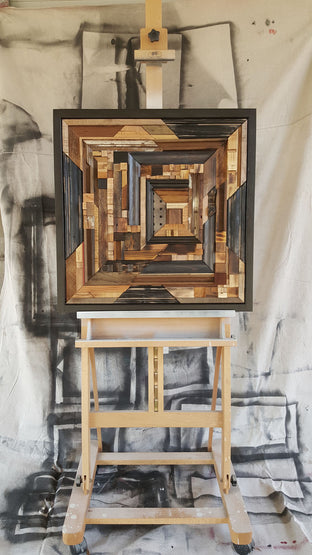 Original art for sale at UGallery.com | Go Again by Heather Patterson | $1,875 | mixed media artwork | 30' h x 26' w | photo 3
