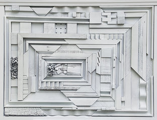 Original art for sale at UGallery.com | Three Choices, No Decision by Heather Patterson | $2,050 | mixed media artwork | 27' h x 34' w | photo 1