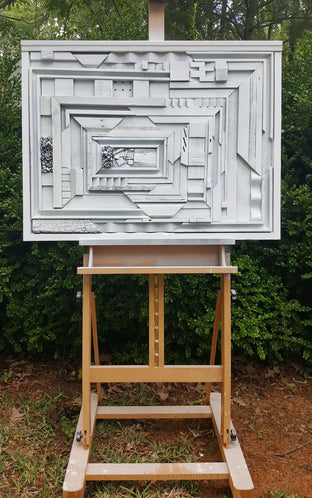 Original art for sale at UGallery.com | Three Choices, No Decision by Heather Patterson | $2,050 | mixed media artwork | 27' h x 34' w | photo 3