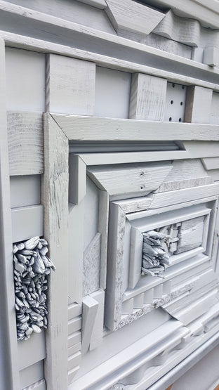 Original art for sale at UGallery.com | Three Choices, No Decision by Heather Patterson | $2,050 | mixed media artwork | 27' h x 34' w | photo 2