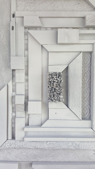 Original art for sale at UGallery.com | Chutes & Ladders by Heather Patterson | $1,750 | mixed media artwork | 26' h x 26' w | photo 4