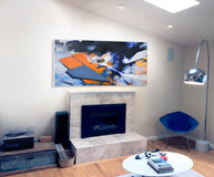 Original art for sale at UGallery.com | Abstract Landscape #100 by Paul Kirley | $4,700 | acrylic painting | 36' h x 72' w | thumbnail 3