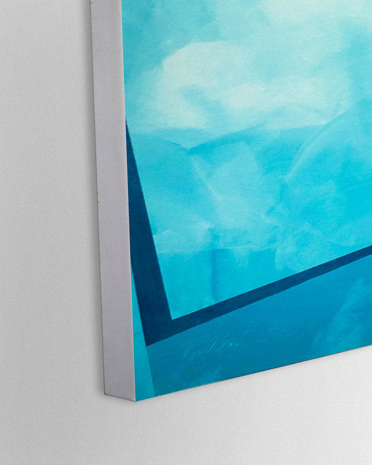 Abstract Landscape #150 by Paul Kirley |  Side View of Artwork 