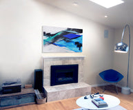 Original art for sale at UGallery.com | Abstract Landscape #79 by Paul Kirley | $2,600 | acrylic painting | 30' h x 48' w | thumbnail 3