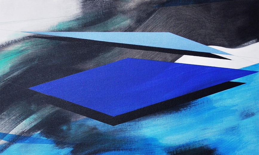 Abstract Landscape #79 by Paul Kirley |   Closeup View of Artwork 