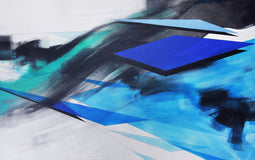 Original art for sale at UGallery.com | Abstract Landscape #79 by Paul Kirley | $2,600 | acrylic painting | 30' h x 48' w | thumbnail 1