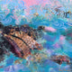 Original art for sale at UGallery.com | Shipwreck by Paula Martino | $375 | mixed media artwork | 12' h x 12' w | thumbnail 1