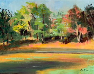 Original art for sale at UGallery.com | Colors of Fall by Paula Martino | $525 | oil painting | 11' h x 14' w | photo 1