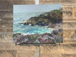 Original art for sale at UGallery.com | Cove at Cape Elizabeth by Paula Martino | $525 | oil painting | 11' h x 14' w | thumbnail 3
