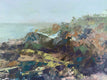 Original art for sale at UGallery.com | Cove at Cape Elizabeth by Paula Martino | $525 | oil painting | 11' h x 14' w | thumbnail 4