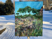 Original art for sale at UGallery.com | Dancing Trees by Paula Martino | $850 | oil painting | 20' h x 16' w | thumbnail 3