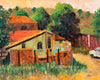 Original art for sale at UGallery.com | Laundry Day in Brazil by Paula Martino | $850 | oil painting | 16' h x 20' w | thumbnail 1