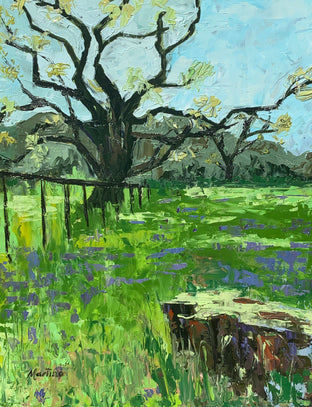 Original art for sale at UGallery.com | Renewal of Spring by Paula Martino | $525 | oil painting | 14' h x 11' w | photo 1
