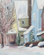 Original art for sale at UGallery.com | Soft Snow by Paula Martino | $375 | oil painting | 10' h x 8' w | thumbnail 1
