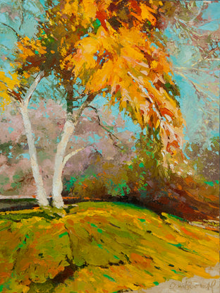 Original art for sale at UGallery.com | Peaches and Cream by David Forsthoefel | $700 | oil painting | 24' h x 18' w | photo 1